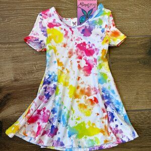 Social Butterfly Tie Dye Dress